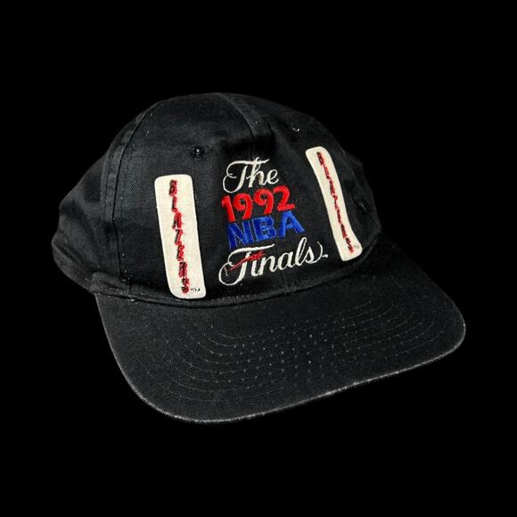 Vintage Portland Trail Blazers The 1992 NBA Finals vs Chicago Bulls Snapback Hat - Picture 1 of 10